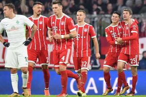 Bundesliga: Lewandowski, Muller score two each in Bayern win over Bremen