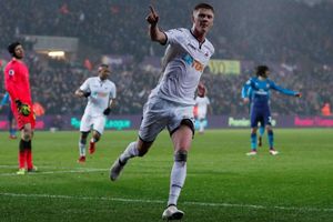 Swansea City 3 Arsenal 1: Clucas at the double as Swans move off the bottom