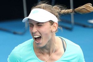 Mertens makes history in Hobart