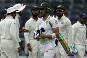 We certainly don't get flat, green tracks in India: Faf du Plessis