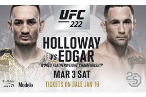 Max Holloway to fight Frankie Edgar at UFC 222