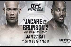 UFC Fight Night: Jacare Vs Brunson 2 fight card and schedule