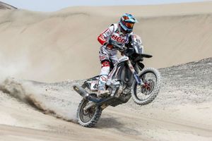 Santosh placed 51st overall after stage 5 at Dakar Rally