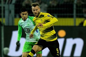 Borussia Dortmund 0 Wolfsburg 0: Sanctioned Aubameyang sorely missed by wasteful hosts