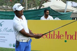 M Dharma seizes opening lead with a top-class 64 at Golconda Masters