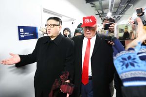 Winter Olympics 2018: Trump, Kim Jong-un impersonators thrown out of opening ceremony