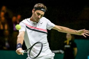 Record-breaking Federer rises back to summit, Goffin to meet Dimitrov