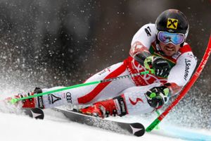 Winter Olympics: Hirscher claims Olympic double with giant slalom win