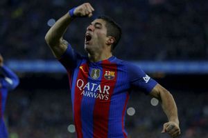 Suarez gives Barcelona the edge after first leg
