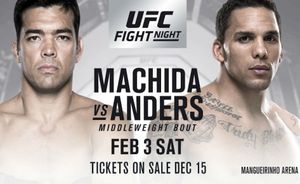 UFC Fight Night 125: Machida vs. Anders fight card and schedule