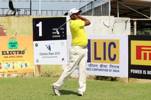 N Thangaraja dominates opening round with sizzling 61