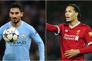 Van Dijk and Gundogan expect tough City-Liverpool tie