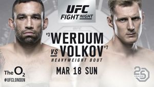 UFC Fight Night 127: Werdum vs Volkov fight card and schedule