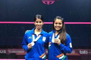 CWG medallists Pallikal and Chinappa arrive home to warm welcome