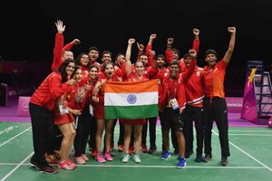 CWG 2018: India bag historic team gold in badminton