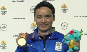 CWG 2018: Jitu Rai wins gold in 10M air pistol