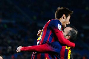 Neymar 'fell in love' with Barcelona icon Iniesta's football