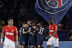 PSG clinch Ligue 1 title by thrashing Monaco
