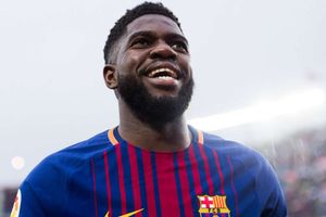 Samuel Umtiti 'very happy' at Barcelona amid Manchester United links