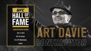 UFC creator Art Davie inducted to 2018 Hall of Fame