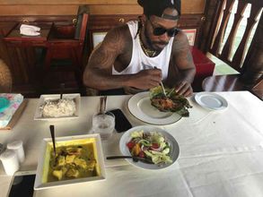 Chris Gayle takes a break, goes fishing in Kerala
