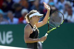 Wozniacki fights back to beat Konta at Eastbourne