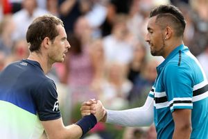 Kyrgios downs 'legend' Murray as Dimitrov and Djokovic progress