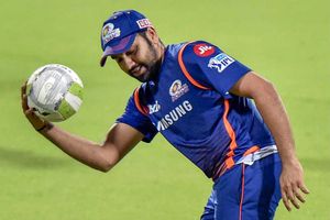 Rohit Sharma throws first pitch in Major League Baseball game