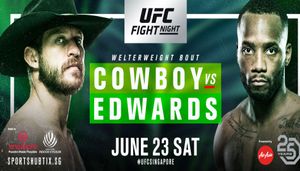 UFC Fight Night 132: Cowboy vs. Edwards fight card and TV schedule