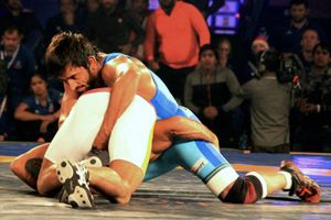 Wrestling: Bajrang bags gold in Yasar Dogu International; Sakshi Malik disappoints