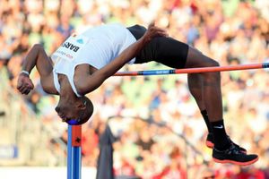 Barshim comes close to breaking world record, Samba shines again