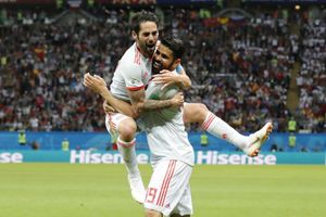 FIFA World Cup: Diego Costa spotted trying to stop Spain teammate Koke from taking vital penalty