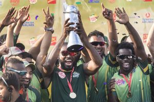 When Chris Gayle took an unbelievable catch at slip against 'West Indies B' during Global T20 Blast