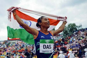 Eyes were filled with tears after hearing national anthem: Hima Das
