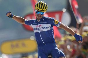 Tour de France: Alaphilippe the toast as Van Avermaet increases lead