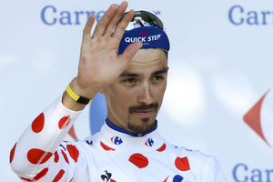 Tour de France: Alaphilippe capitalises on Adam Yates crash after farmers' protest disrupts stage 16