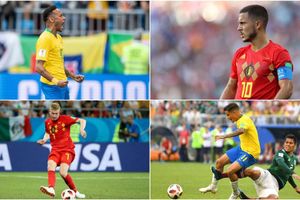 Neymar v Hazard, Coutinho v De Bruyne - How Brazil and Belgium stars have fared in Russia