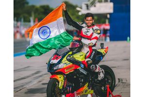 Sandesh Prasannakumar in a league of his own after podium in Thailand Superbike Championship