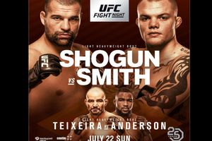 UFC Fight Night 134: Shogun vs. Smith fight card and TV schedule