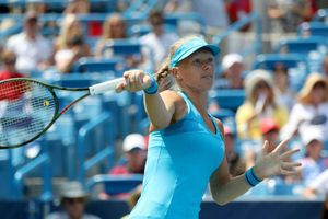 Bertens comes back from the brink to deny Halep Cincinnati title
