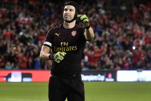 No Cech mate - Arsenal goalkeeper hits back at Bayer Leverkusen