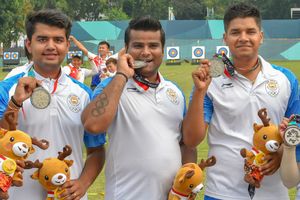 Asian Games 2018: Indian men's compound archery team misses gold by a whisker