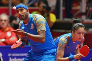 Asian Games 2018: Sharath Kamal, Manika Batra clinch bronze in mixed doubles table tennis
