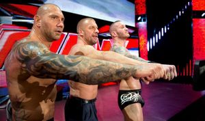 Batista gets the invite after all as Evolution reunites for WWE Smackdown 1000