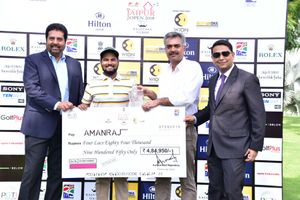 Golf: Aman Raj secures maiden title with clinical final round 65 at Jaipur Open 2018