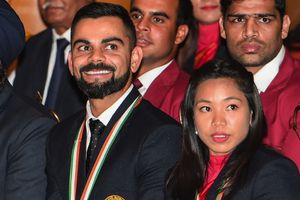Virat Kohli, Mirabai Chanu bask in Khel Ratna glory; Neeraj, Manika, Hima bag Arjuna - Photos