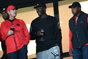 Michael Jordan watches PSG beat Reims