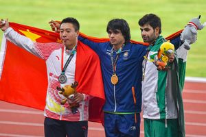 Didn't realise was flanked by Chinese and Pakistani athletes on victory podium: Neeraj Chopra