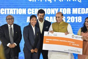 Could have done better, hope I am given special shoes: Asian Games gold medallist Swapna Barman