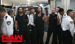 The Shield arrested and attacked on WWE Raw by Braun Strowman